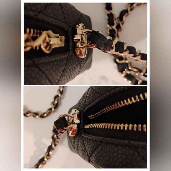 EUC Chanel Quilted Caviar Camera Bag GHW - Black Crossbody/Shoulder - Picture 5 of 15